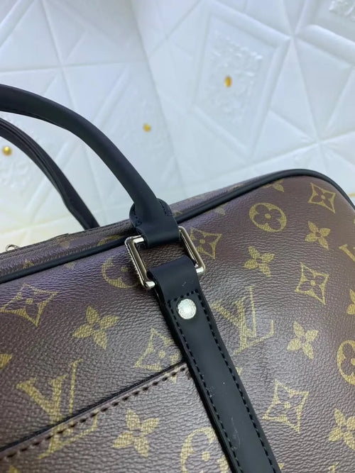 Brown Monogram Briefcase