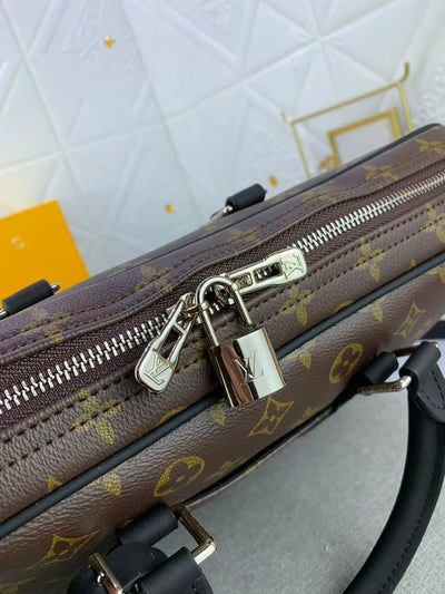 Brown Monogram Briefcase