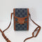 GG Crossbody Bag Blue Canvas Diamante