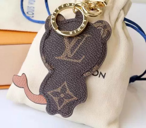 Louis Vuitton Cat Keyring