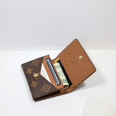 Brown LV Monogram Wallet Card Holder