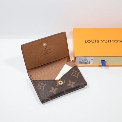 Brown LV Monogram Wallet Card Holder