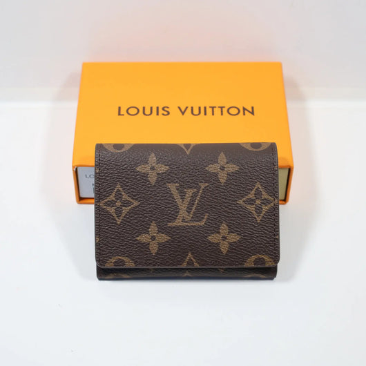 Brown LV Monogram Wallet Card Holder
