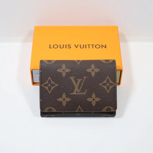 Brown LV Monogram Wallet Card Holder