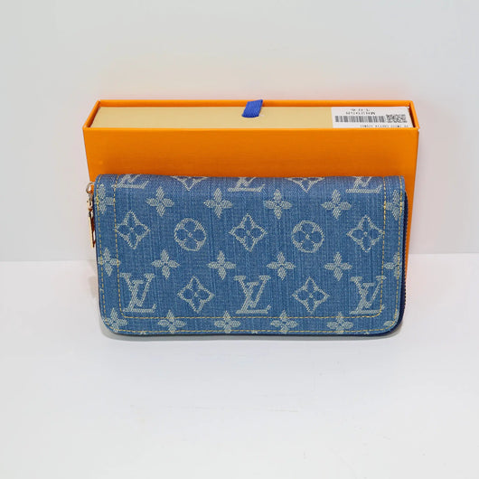 Fashion Denim Wallet Long Zipper Style