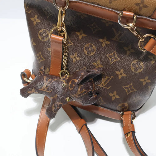 Luxury Monogram LV Dog Keychain Bag Charm