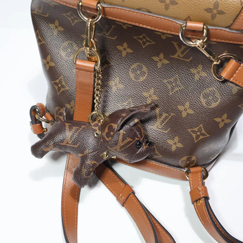 Luxury Monogram LV Dog Keychain Bag Charm