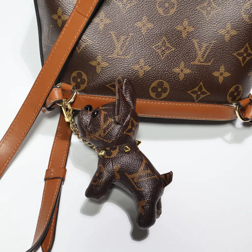 Luxury Monogram LV Dog Keychain Bag Charm