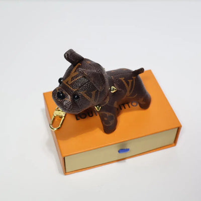 Luxury Monogram LV Dog Keychain Bag Charm
