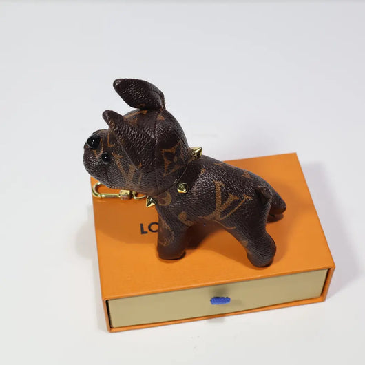 Luxury Monogram LV Dog Keychain Bag Charm