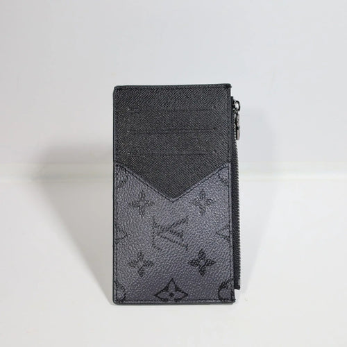 Louis Vuitton Men’s Card Holder Black Grey Monogram