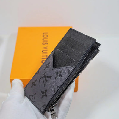 Louis Vuitton Men’s Card Holder Black Grey Monogram