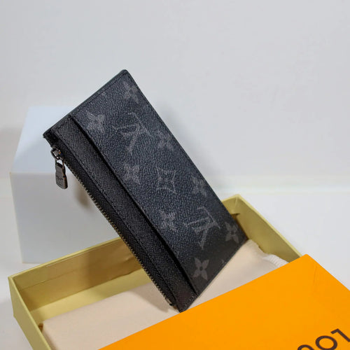Louis Vuitton Men’s Card Holder Black Grey Monogram