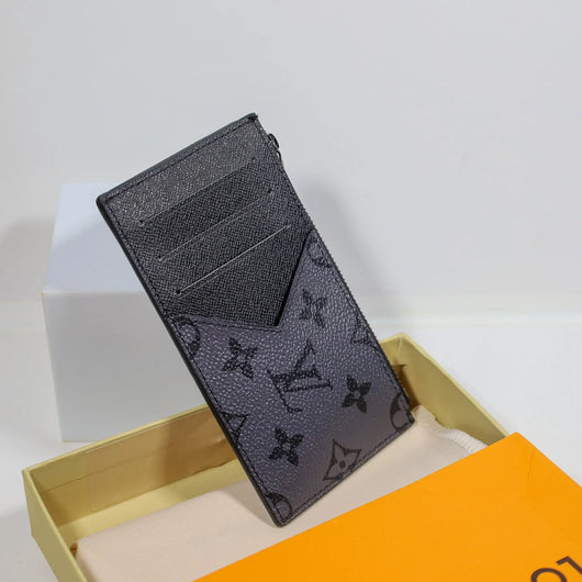 Louis Vuitton Men’s Card Holder Black Grey Monogram
