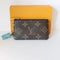 Louis Vuitton Card Holder Keychain Brown Monogram