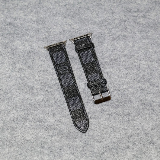 LV Apple Watch Bands Leather