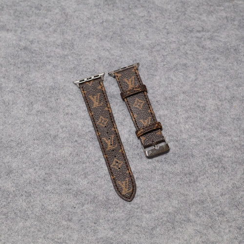 LV Apple Watch Bands Leather