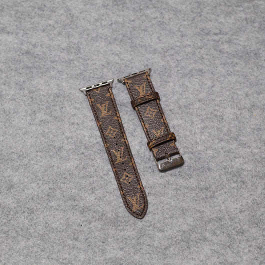 LV Apple Watch Bands Leather