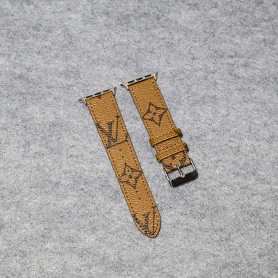 LV Apple Watch Bands Leather