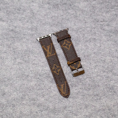 LV Apple Watch Bands Leather
