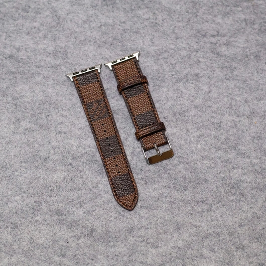 LV Apple Watch Bands Leather