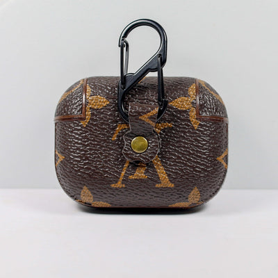 Designer AirPods 2-3-Pro Case Brown LV Monogram