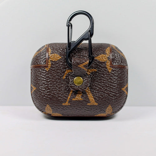 Designer AirPods 2-3-Pro Case Brown LV Monogram