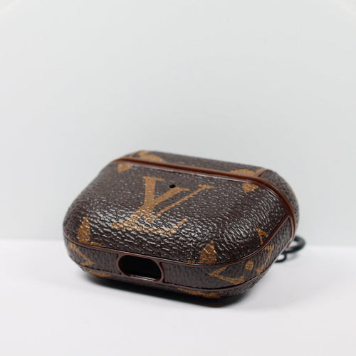 Designer AirPods 2-3-Pro Case Brown LV Monogram