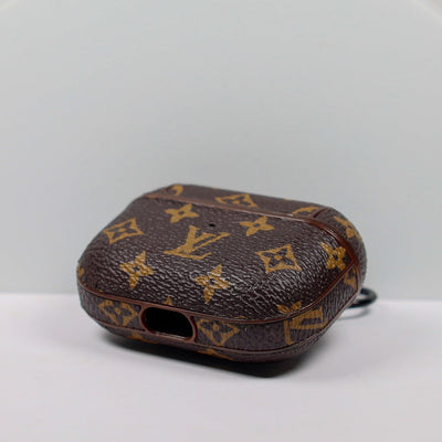 Designer AirPods 2-3-Pro Case Brown Small Monogram