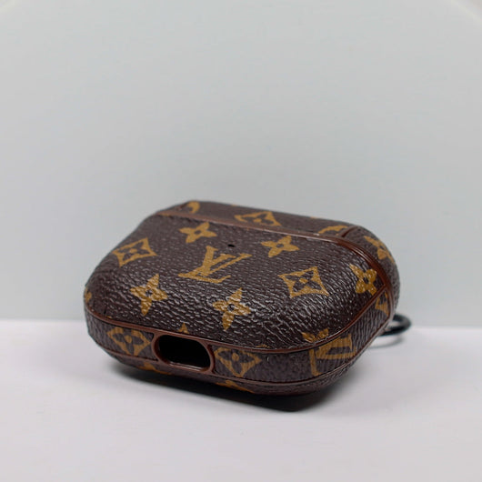 Designer AirPods 2-3-Pro Case Brown Small Monogram