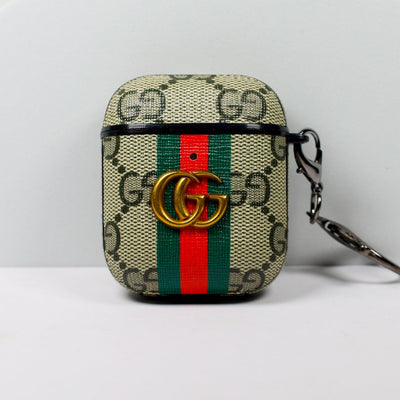 Designer AirPods 2-3-Pro Case GG Stripes