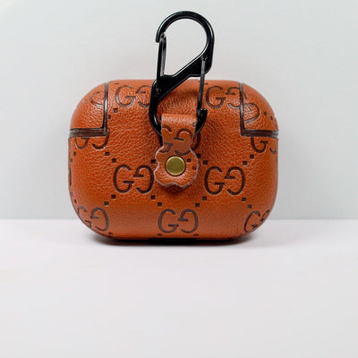 Designer AirPods 2-3-Pro Case GG Brown