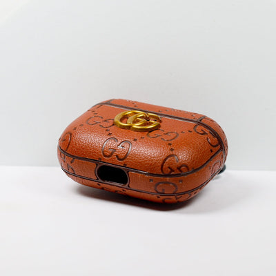 Designer AirPods 2-3-Pro Case GG Brown
