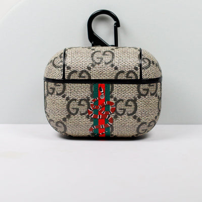 Designer AirPods 2-3-Pro Case GG Snake