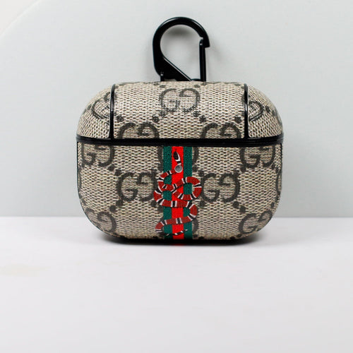 Designer AirPods 2-3-Pro Case GG Snake