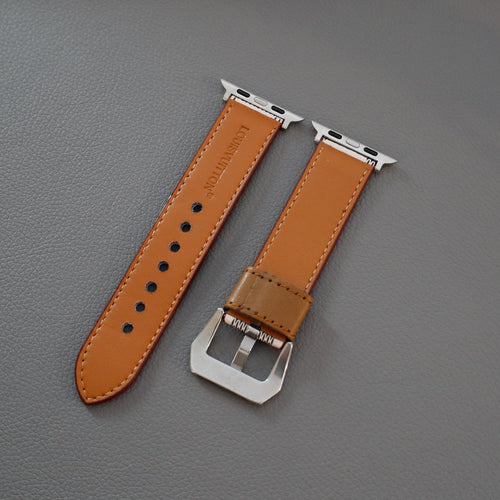 White Designer Apple Watch Band Checkered Style