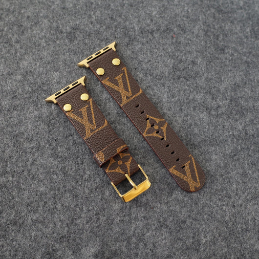 Designer Luxury LV Band Apple Watch Series Brown Monogram