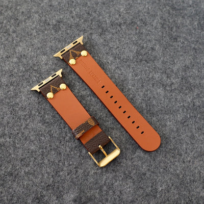 Designer Luxury LV Band Apple Watch Series Brown Monogram
