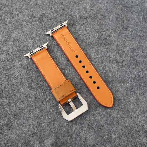 LV Apple Watch Band Brown Small Monogram
