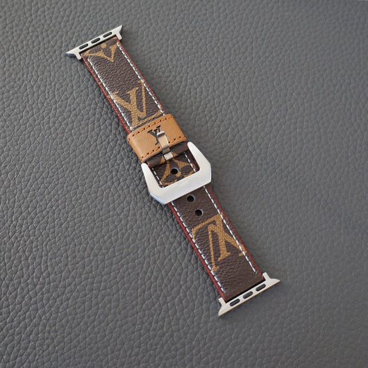 Louis Vuitton Apple Watch Band Brown Monogram