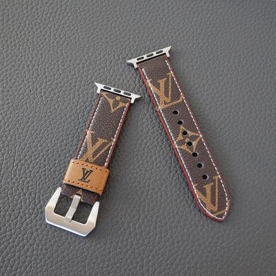 Louis Vuitton Apple Watch Band Brown Monogram