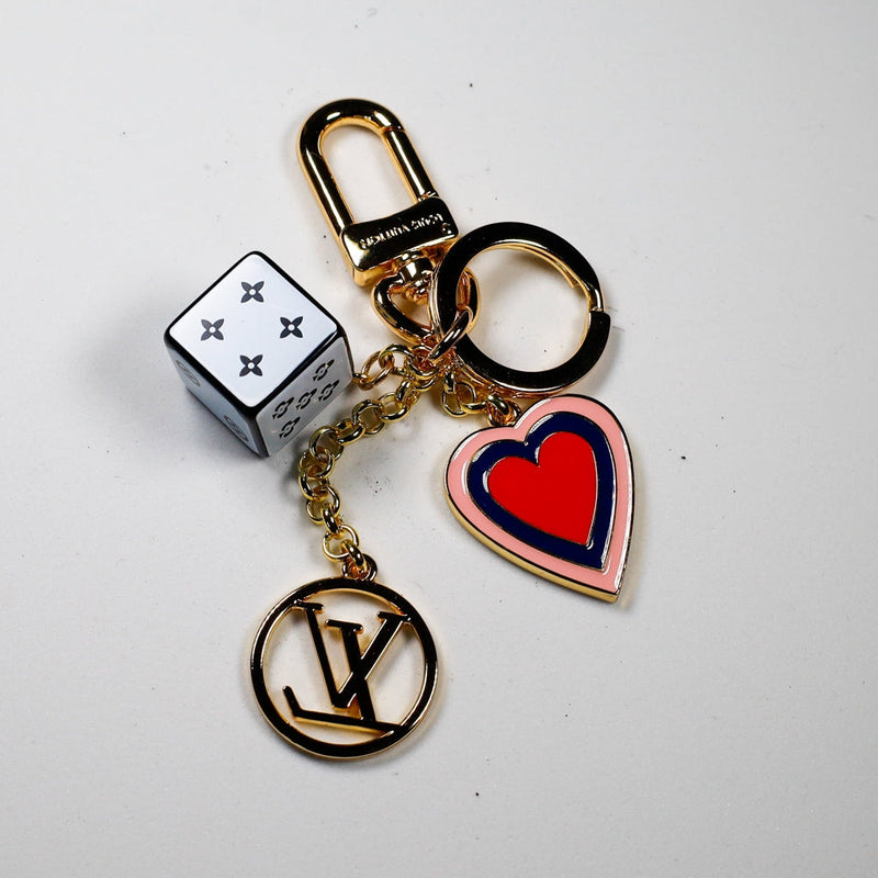 Luxury Designer KeyChain Fortune Cube Bag Charm