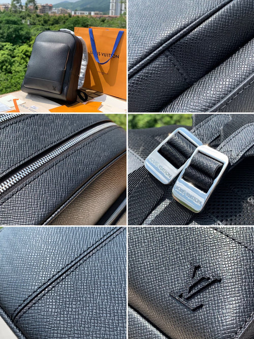 Men’s Backpack in Cross-Grain Calfskin