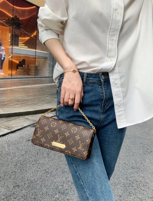 Monogram Canvas Crossbody Purse