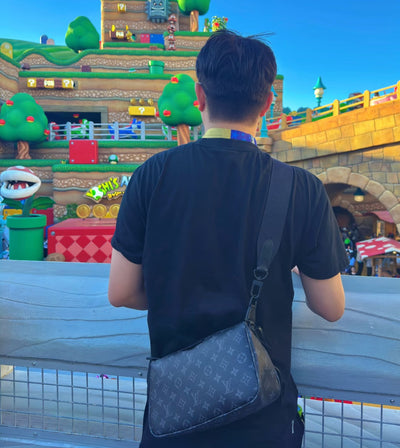 Monogram Canvas Men’s Crossbody Bag