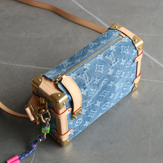 Monogram Jacquard Denim Trunk Case