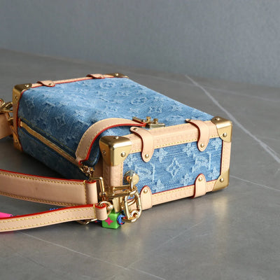 Monogram Jacquard Denim Trunk Case