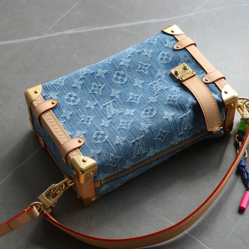 Monogram Jacquard Denim Trunk Case