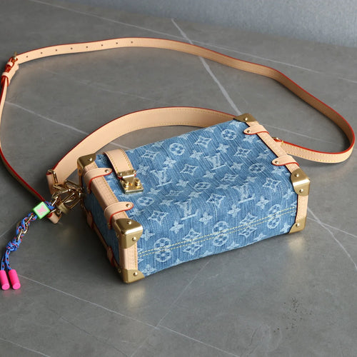 Monogram Jacquard Denim Trunk Case