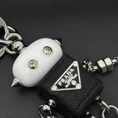 Luxury Robot Keychain Keyring Bag Charm